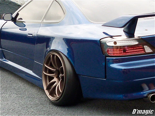 Nissan S15 Silvia Street Line REAR WIDE FENDERS [D'Magic] DM-07-400