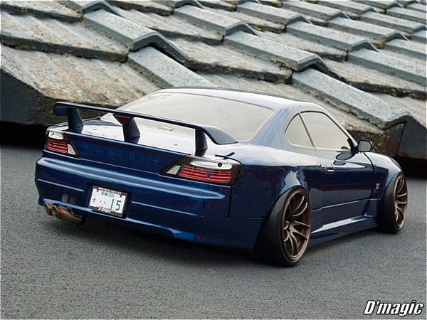 Nissan S15 Silvia Street Line REAR WIDE FENDERS [D'Magic] DM-07-400 - Image 2