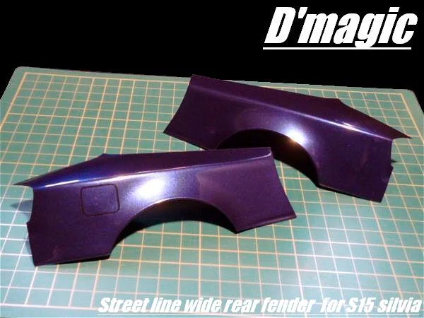 Nissan S15 Silvia Street Line REAR WIDE FENDERS [D'Magic] DM-07-400 - Image 4