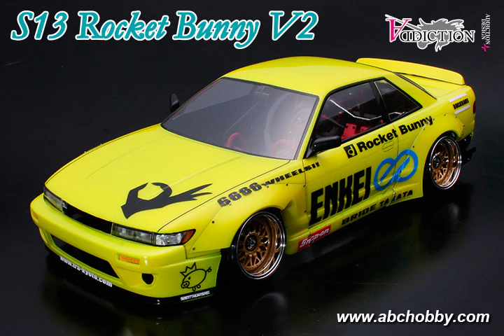 Nissan Silvia S13 ROCKET BUNNY V2 (ADDICTION x ABC LIMITED EDITION) BARI BARI CUSTOM  [ABC Hobby] 67174