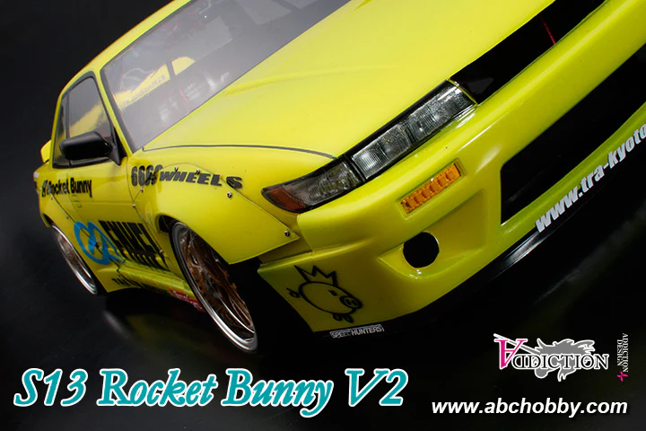 Nissan Silvia S13 ROCKET BUNNY V2 (ADDICTION x ABC LIMITED EDITION) BARI BARI CUSTOM  [ABC Hobby] 67174 - Image 4