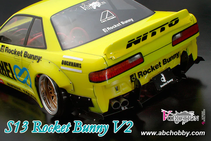 Nissan Silvia S13 ROCKET BUNNY V2 (ADDICTION x ABC LIMITED EDITION) BARI BARI CUSTOM  [ABC Hobby] 67174 - Image 5