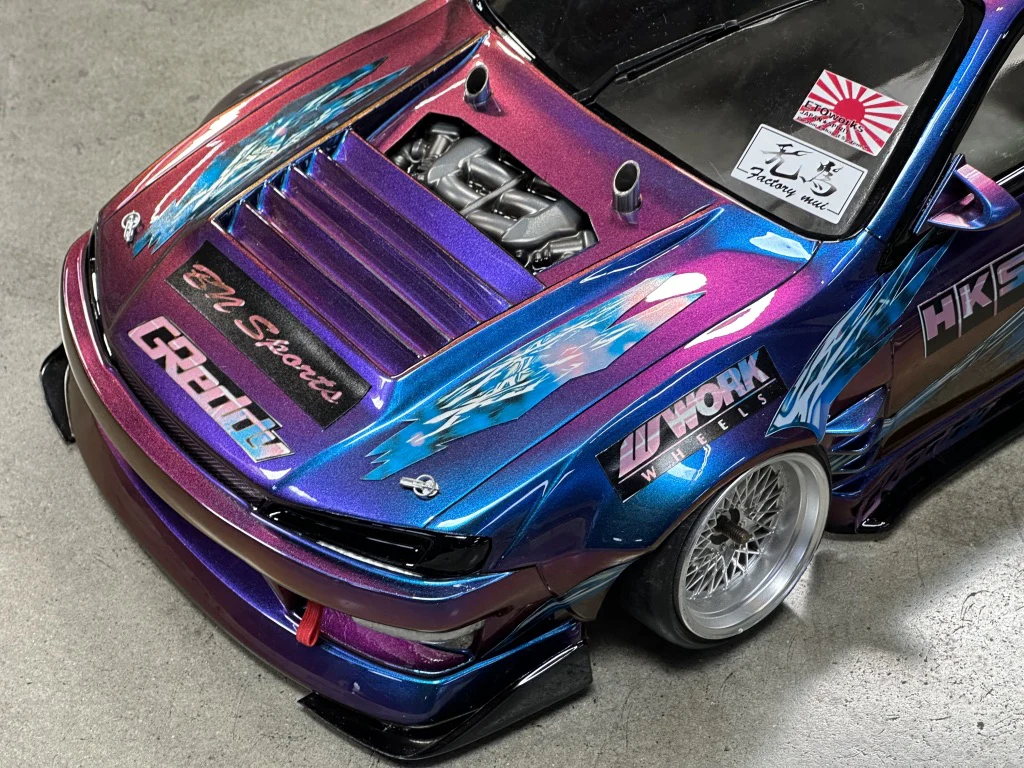 NISSAN Silvia S14 BLS Sports 1-10 (208mm-208mm) Body Set [Pandora] PAB-3209 - Image 4