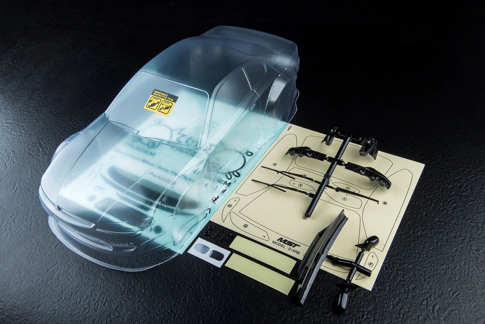 Nissan Silvia S15 - Rocket Bunny 1-10 Body Set S15RB [MST] 720026 - Image 3
