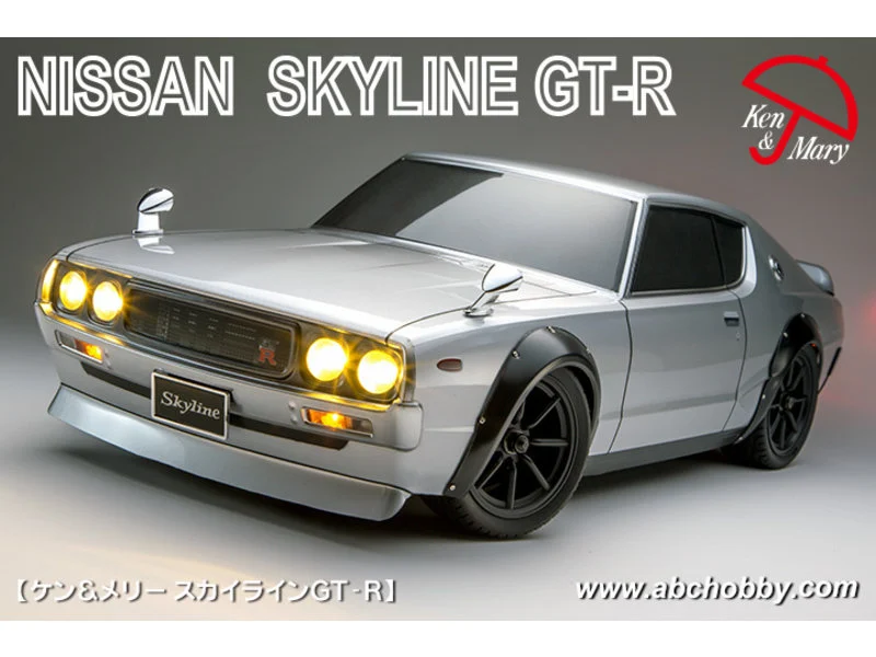 Nissan Skyline GT-R (Kenmeri) / GT-X HT2000 (KPGC110) - 1-10 Body Set [ABC Hobby] 90101 (67903) - Image 3
