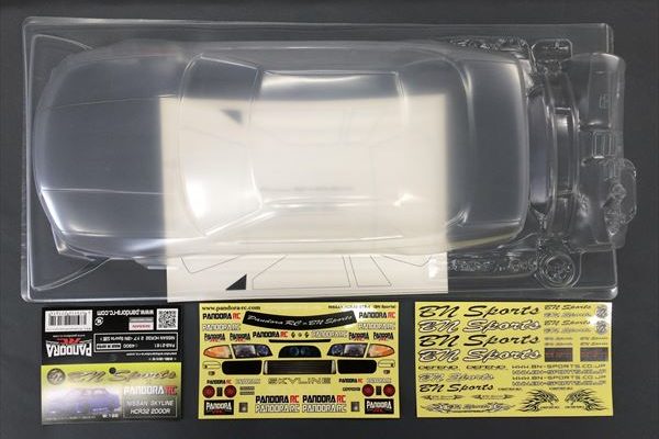 Nissan Skyline GT-R R32 COUPE BN SPORT 2-Door 1-10 Body Set [Pandora] PAB-3161 - Image 5