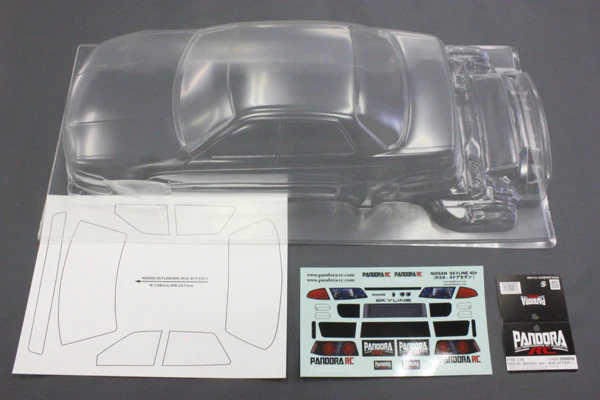 Nissan Skyline GT-R R32 Sedan BN SPORT 4-Door 1-10 Body Set [Pandora] PAB-3134 - Image 4