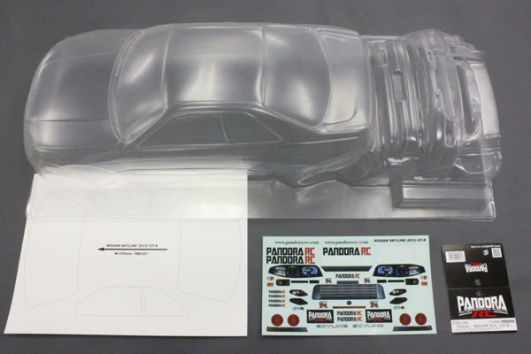 Nissan Skyline GT-R R33 1-10 Body Set [Pandora] PAB-3130 - Image 4