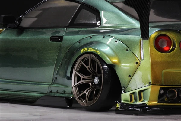 NISSAN Skyline GT-R R35 BLS N-Sports 1-10 (205mm-207mm) Body Set [Pandora] PAB-3207 - Image 3