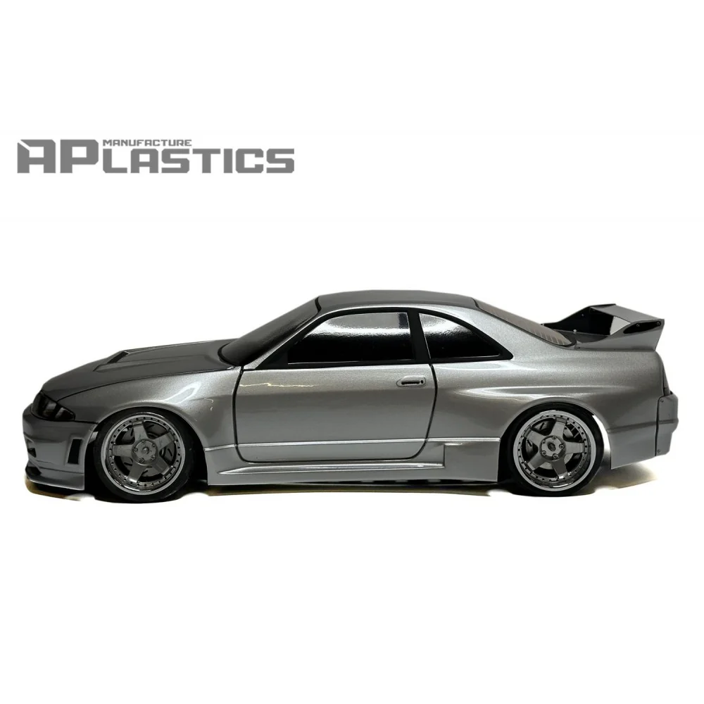 Nissan Skyline GTR BNR33 R33 GT-R 1-10 Body Set (196mm) [APlastics] R33 - Image 2