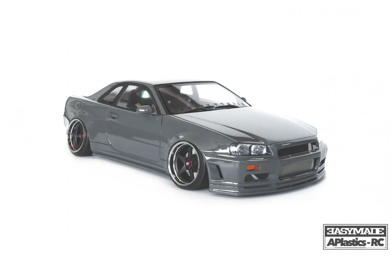 Nissan Skyline GTR BNR34 R34 GT-R 1-10 Body Set (196mm) [APlastics] R34