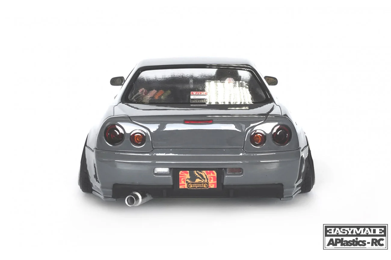 Nissan Skyline GTR BNR34 R34 GT-R 1-10 Body Set (196mm) [APlastics] R34 - Image 2
