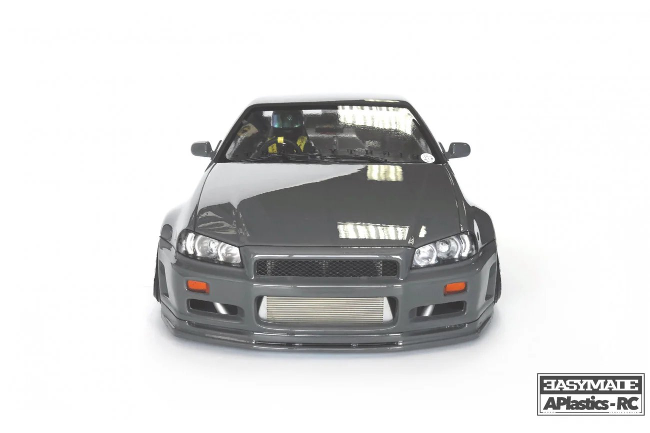 Nissan Skyline GTR BNR34 R34 GT-R 1-10 Body Set (196mm) [APlastics] R34 - Image 4