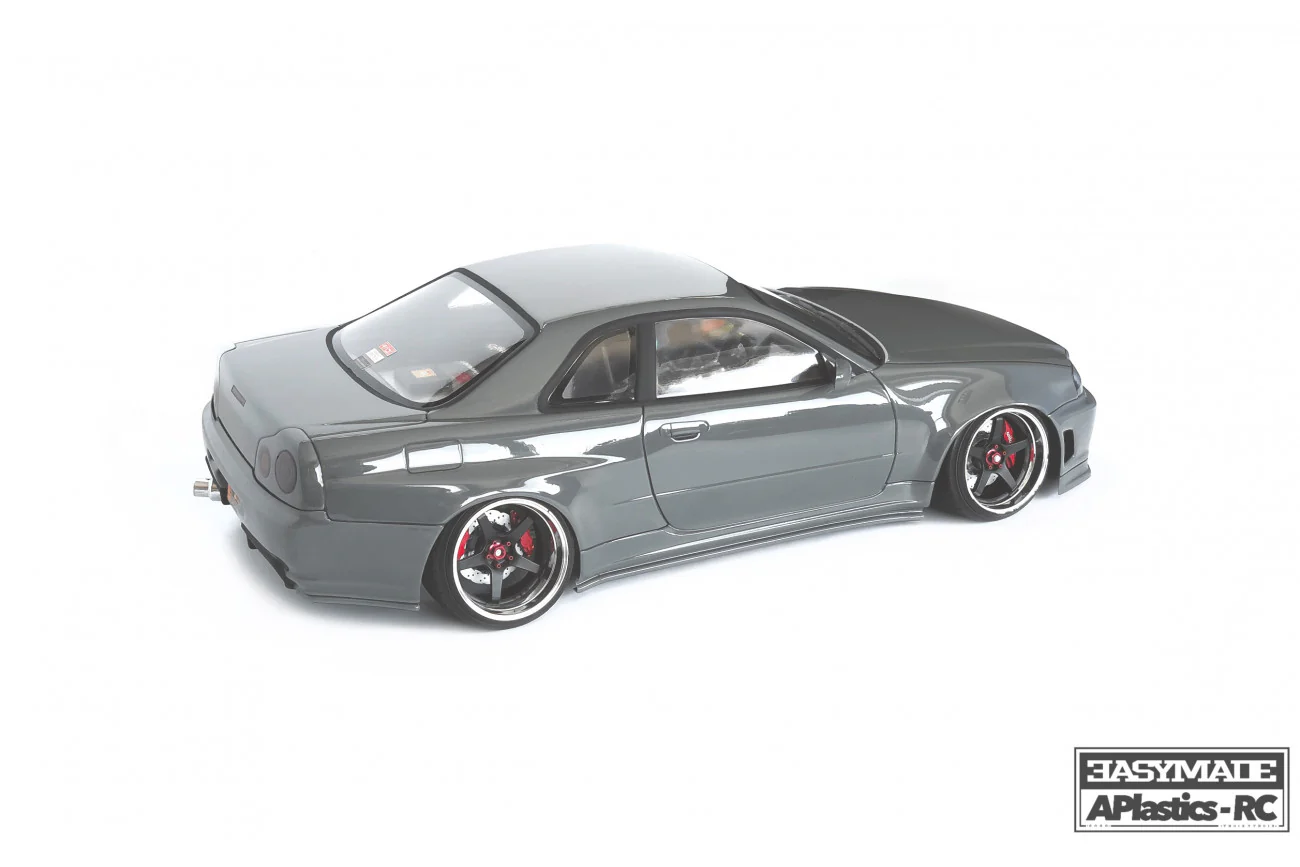 Nissan Skyline GTR BNR34 R34 GT-R 1-10 Body Set (196mm) [APlastics] R34 - Image 5
