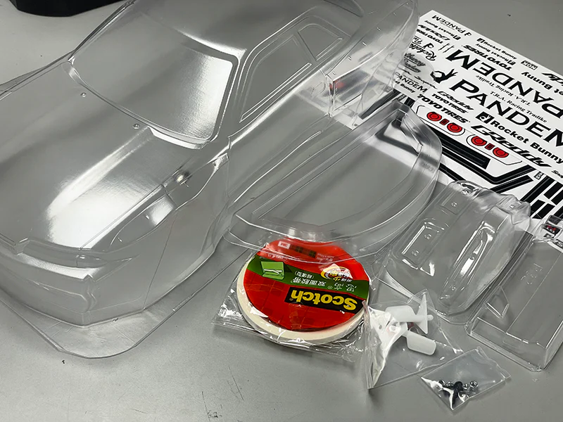 Nissan Skyline GTR R32 BNR32 Pandem 1-10 Body Shell [Quality RC] QRC-R32PANDEM - Image 3