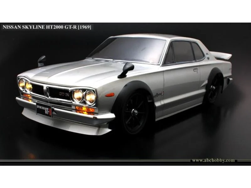 Nissan Skyline HT2000 KPGC10 GT-R Hakosuka w Fender Flares 1-10 Body Set [ABC Hobby] 67093
