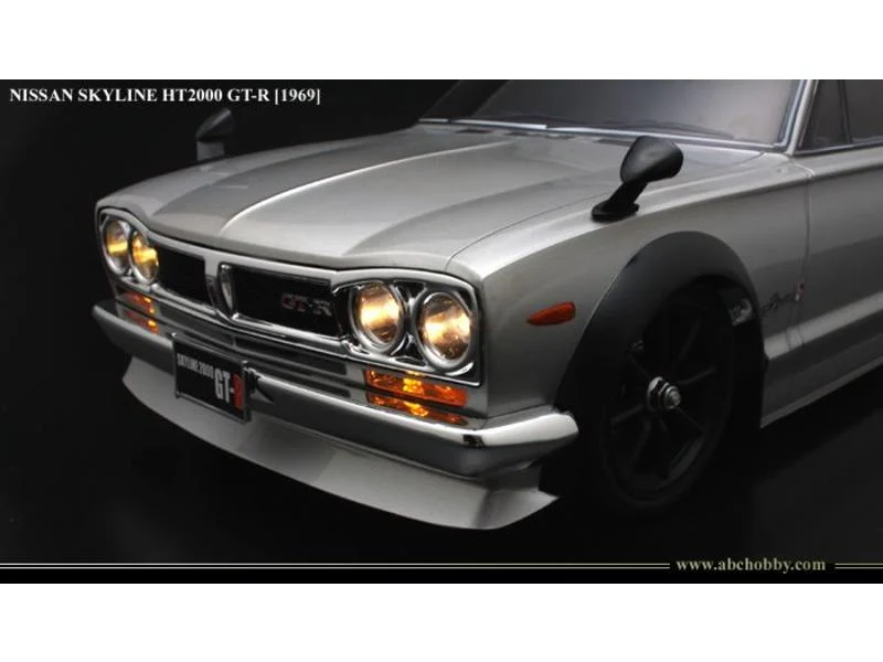 Nissan Skyline HT2000 KPGC10 GT-R Hakosuka w Fender Flares 1-10 Body Set [ABC Hobby] 67093 - Image 4