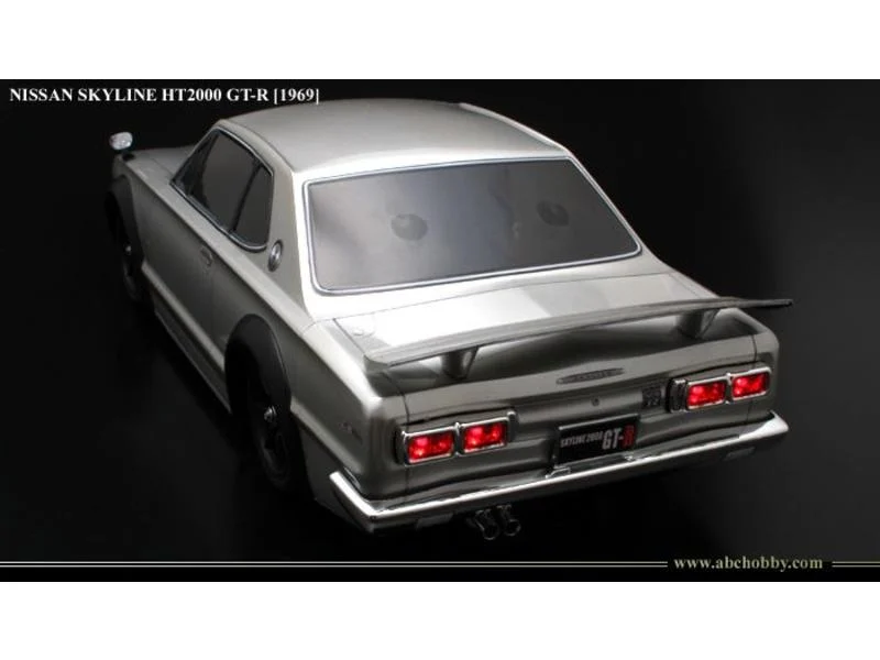 Nissan Skyline HT2000 KPGC10 GT-R Hakosuka w Fender Flares 1-10 Body Set [ABC Hobby] 67093 - Image 5