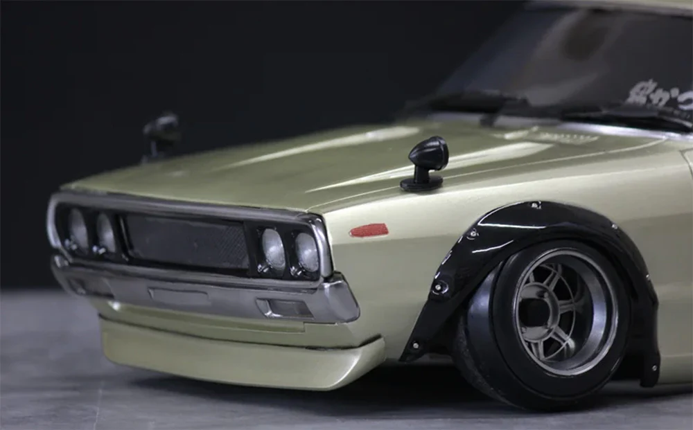 NISSAN SKYLINE KENMERI 2000GT-R KPGC110 CUSTOM 1-10 (197mm) Body Set [Pandora] PAB-3211 - Image 5