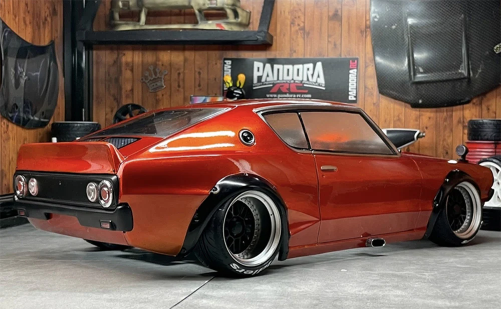 NISSAN SKYLINE KENMERI 2000GT-R KPGC110 CUSTOM 1-10 (197mm) Body Set [Pandora] PAB-3211 - Image 6