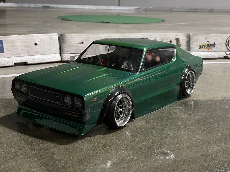 Nissan Skyline KENMERI GTR KGC110 Datsun 1-10 Body Shell [Quality RC] QRC-KENMERI
