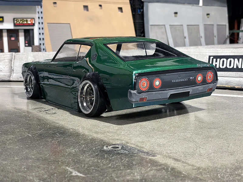 Nissan Skyline KENMERI GTR KGC110 Datsun 1-10 Body Shell [Quality RC] QRC-KENMERI - Image 3