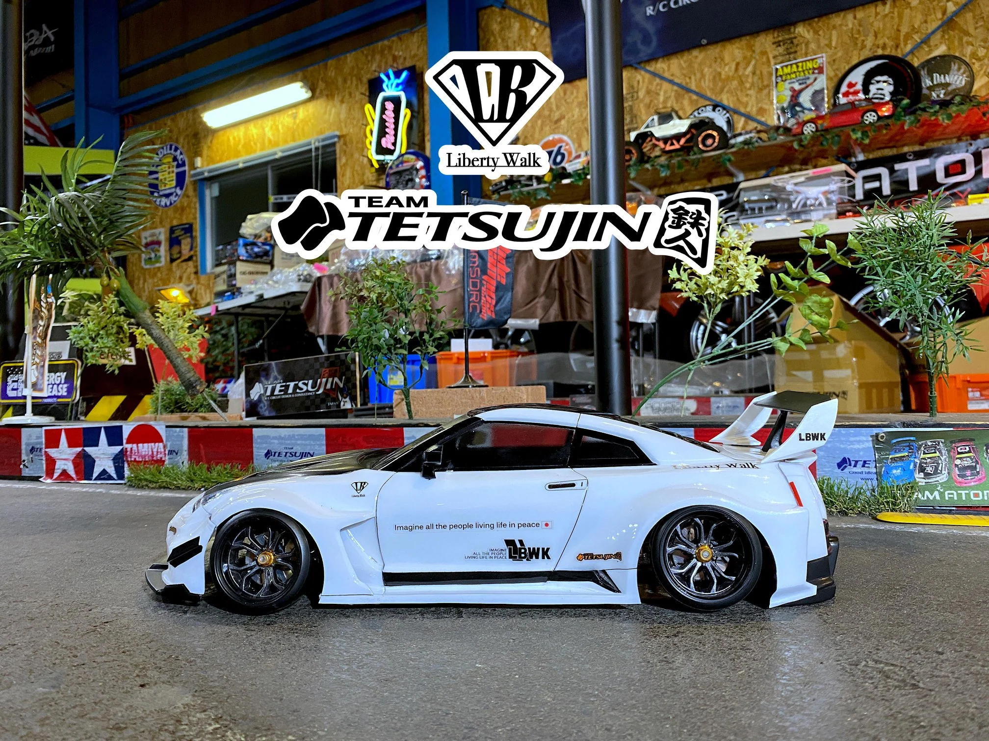 Nissan Skyline R35 Liberty Walk LB WORKS Silhouette 1-10 Body Set [Tetsujin] TT-8210 - Image 3