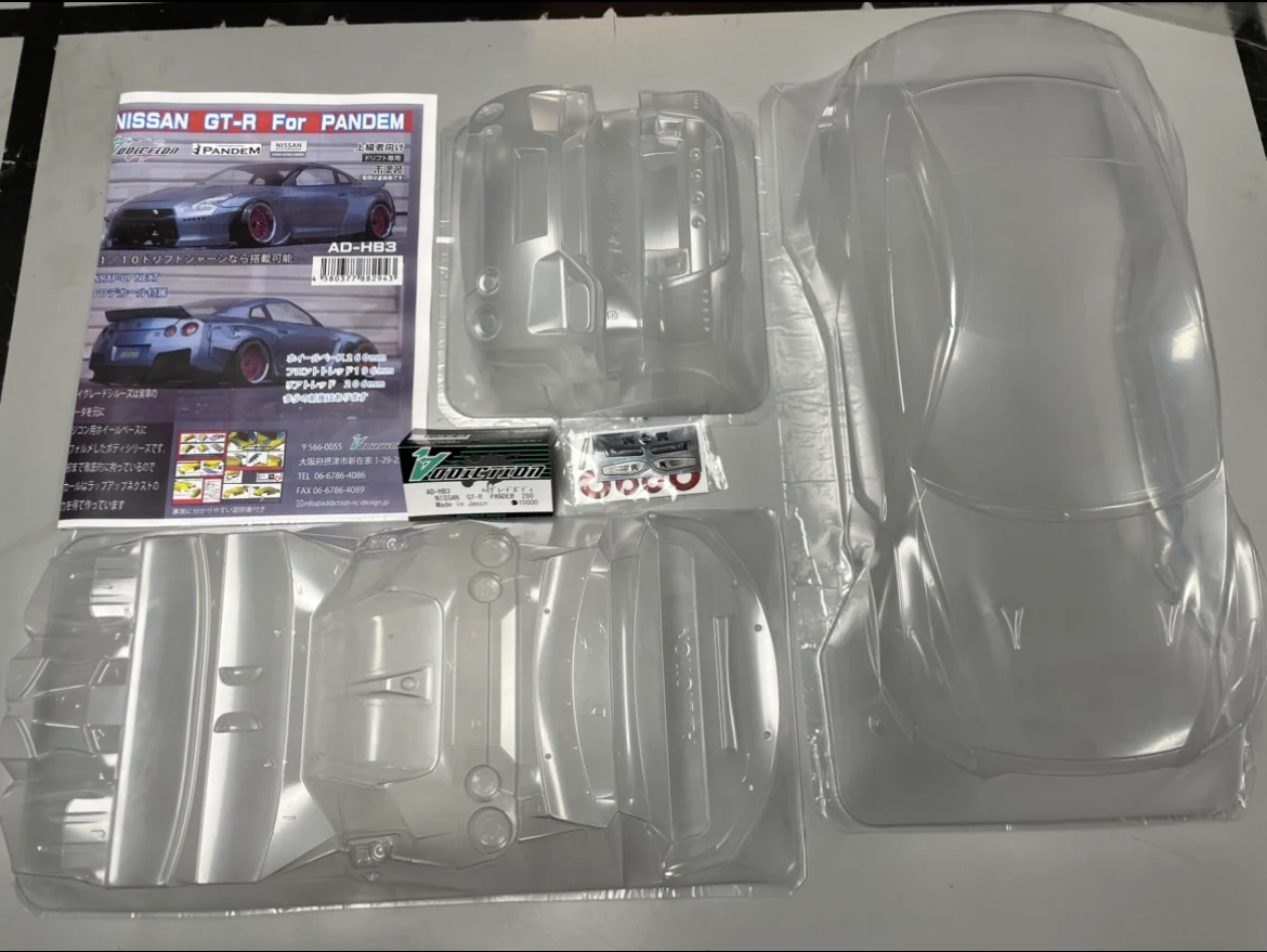 Nissan Skyline R35 Pandem Wide Body Set - F196 - R206 [Addiction] AD-HB3A - Image 5