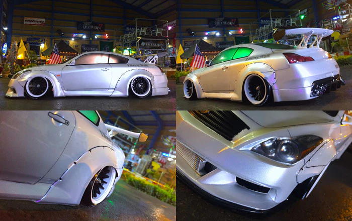 Nissan Skyline (V36) Liberty Walk - Infiniti G37  1-10 Body Set [Tetsujin] TT-8212 - Image 3