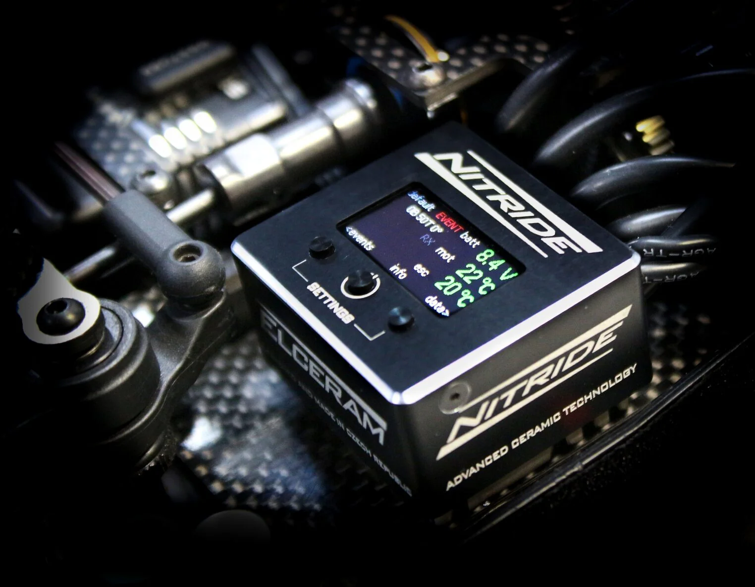 Nitride 1-10 Brushless ESC w-LCD Display (Aluminum Nitride Ceramic Cooling) [Elceram] ELCNITRIDE110 - Image 4