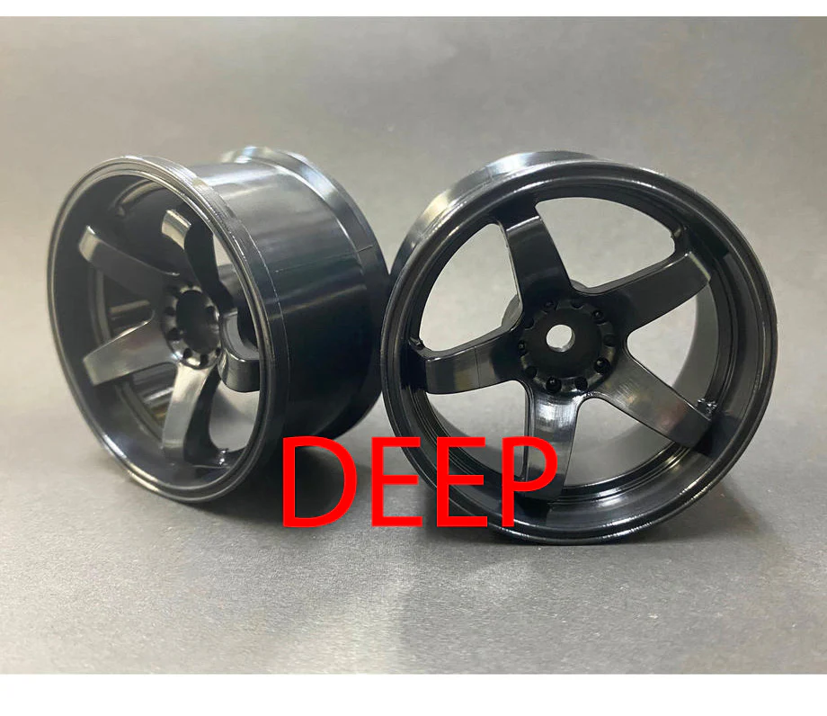 NMODEL VER3 N MODEL III 3 - SUPER HIGH TRACTION 5mm 6mm 7mm 8mm BLACK RIMS [TOPLINE] TDW-055BK TDW-065BK TDW-075BK TDW-085BK - Image 4