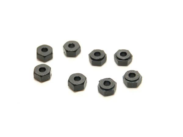 Nylon 2mm Wheel Nuts (8pc) [PN Racing] 200407