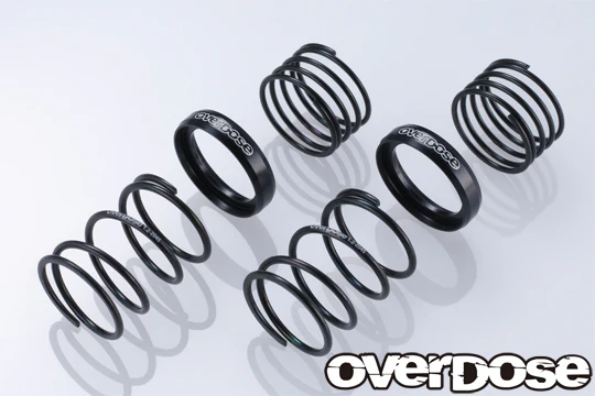 OD High Performance Twin Spring ( 1.2mm-2045 ) 4.5 COILS w- HELPER (BLACK RED PURPLE) [OVERDOSE] OD3831 OD3828 OD3825
