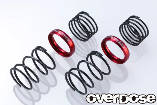 OD High Performance Twin Spring ( 1.2mm-2045 ) 4.5 COILS w- HELPER (BLACK RED PURPLE) [OVERDOSE] OD3831 OD3828 OD3825 - Image 2