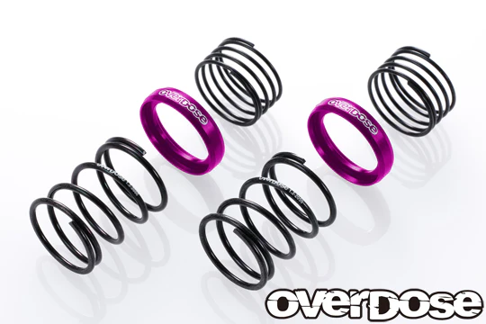 OD High Performance Twin Spring PURPLE HELPER ( 1.2mm x 20mm ) 5, 6, 7 COILS w- HELPER  [OVERDOSE] OD3718 OD3719 OD3720 - Image 5