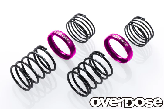 OD High Performance Twin Spring PURPLE HELPER ( 1.2mm x 20mm ) 5, 6, 7 COILS w- HELPER  [OVERDOSE] OD3718 OD3719 OD3720 - Image 6
