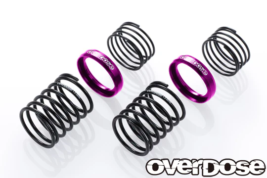 OD High Performance Twin Spring PURPLE HELPER ( 1.2mm x 20mm ) 5, 6, 7 COILS w- HELPER  [OVERDOSE] OD3718 OD3719 OD3720 - Image 7