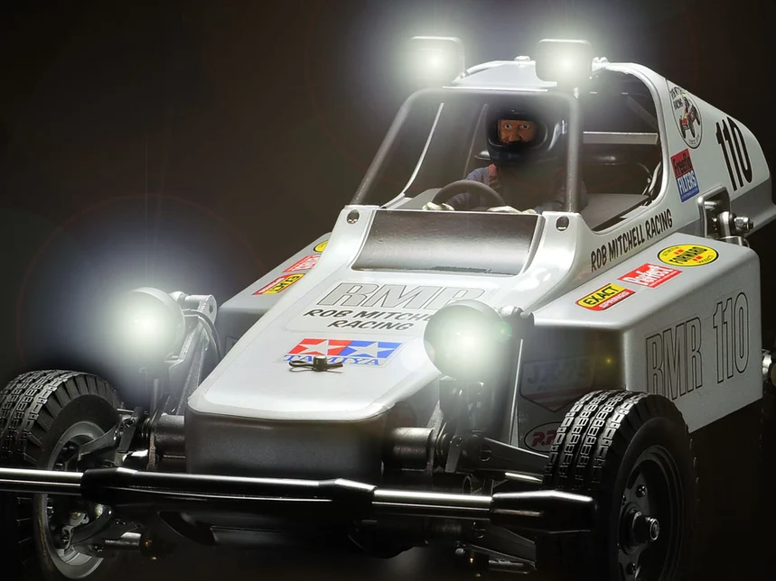 Off Road FOG LIGHT Pod Rally Housing Set (Round and Boxy) [Tamiya] 54972 - Image 3