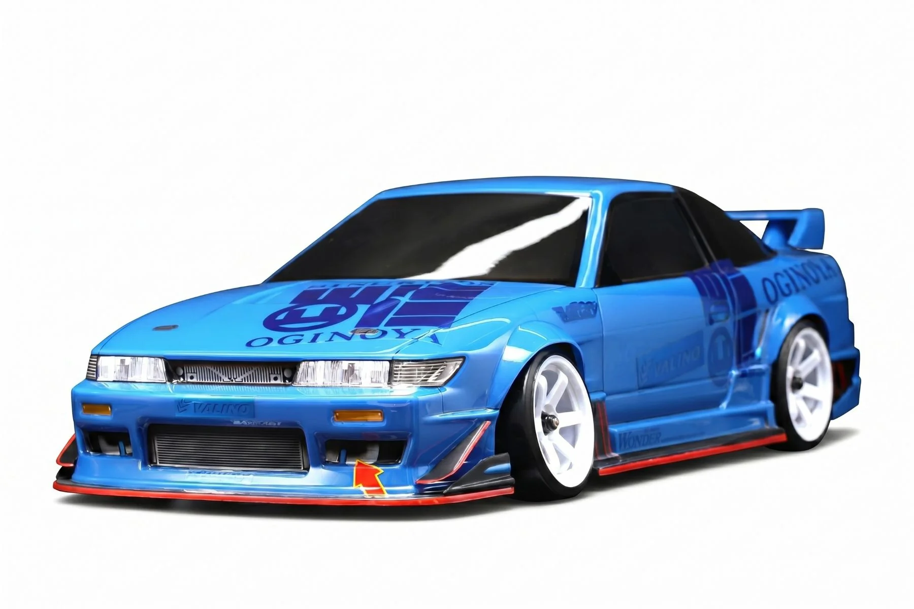 PREORDER: Ogino-ya Nissan Sil-Eighty Sayaka Special Drift Body Set SIL80 Sileighty 1-10 Clear Lexan [Yokomo] SD-RS13SPB - Image 2