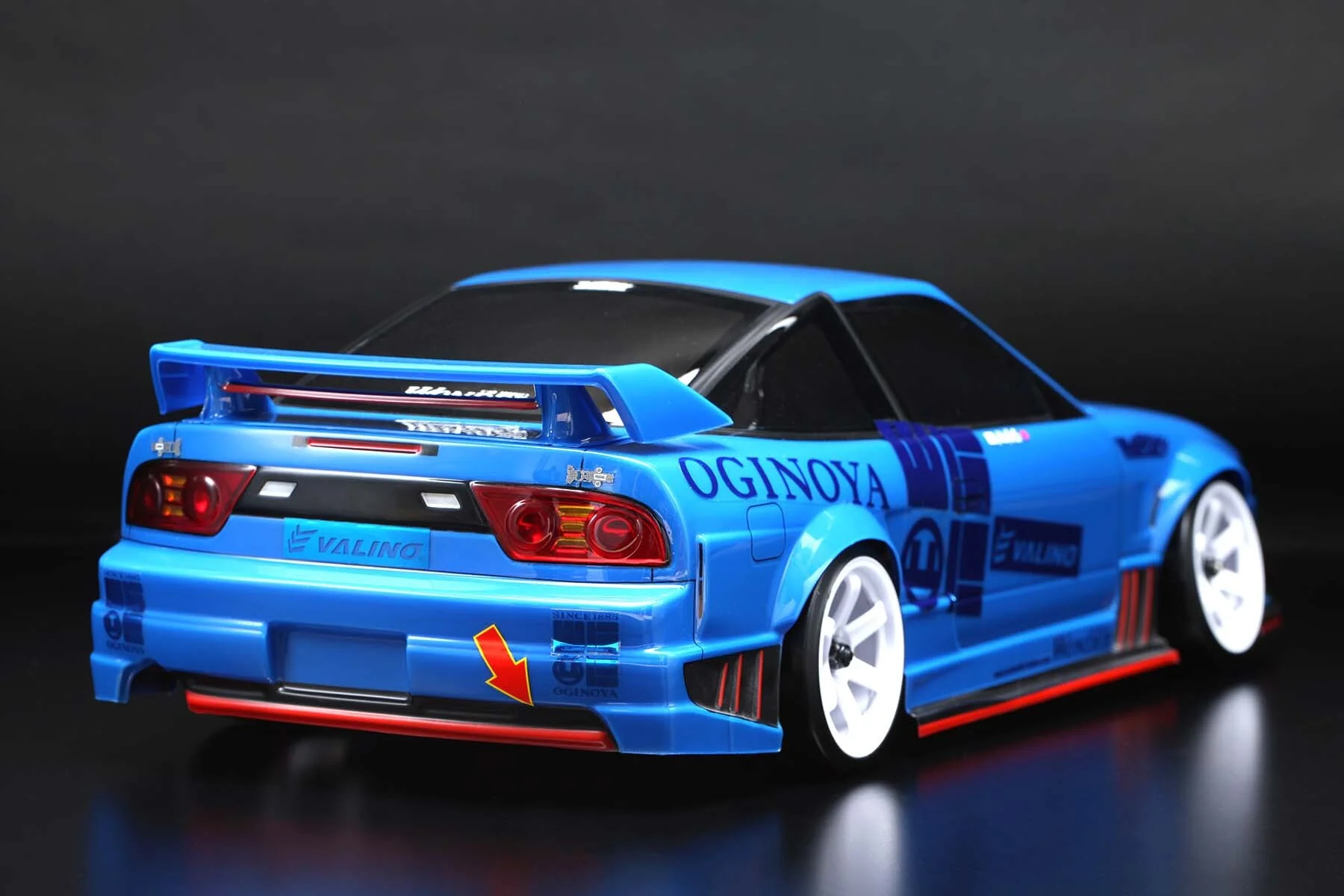 PREORDER: Ogino-ya Nissan Sil-Eighty Sayaka Special Drift Body Set SIL80 Sileighty 1-10 Clear Lexan [Yokomo] SD-RS13SPB - Image 3