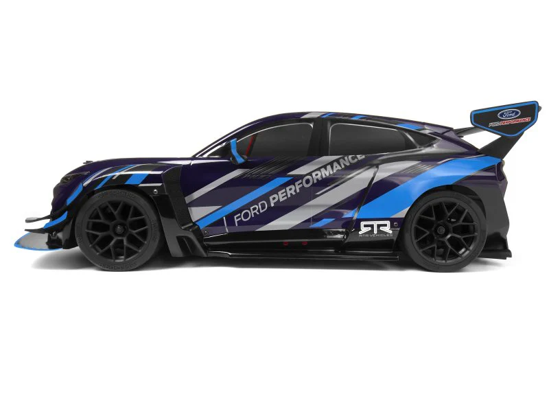 *PAINTED* BLUE Ford Mustang Mach-E 1400 body 1-10 (200mm) Body Set - [HPI] 160561 - Image 3