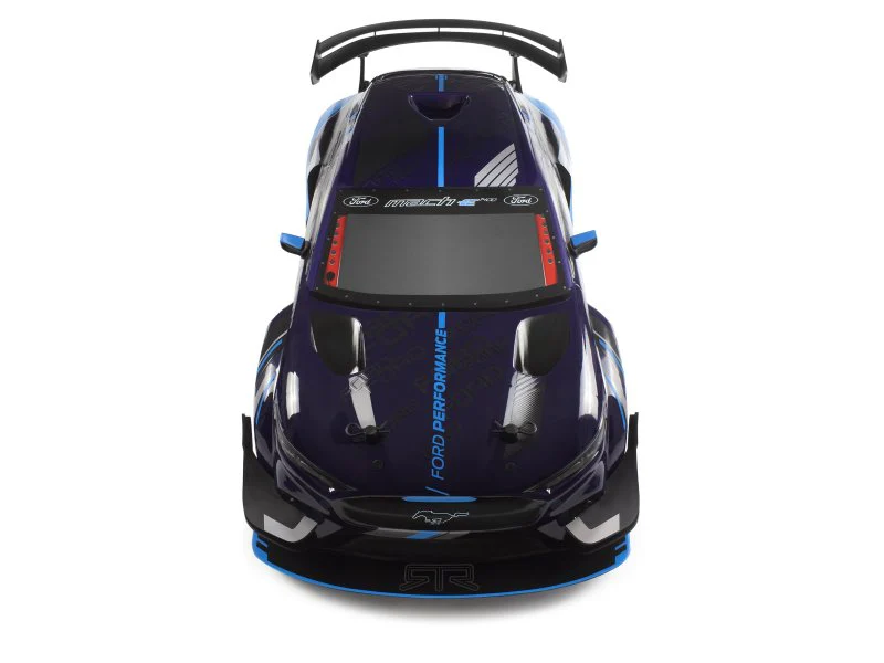 *PAINTED* BLUE Ford Mustang Mach-E 1400 body 1-10 (200mm) Body Set - [HPI] 160561 - Image 4