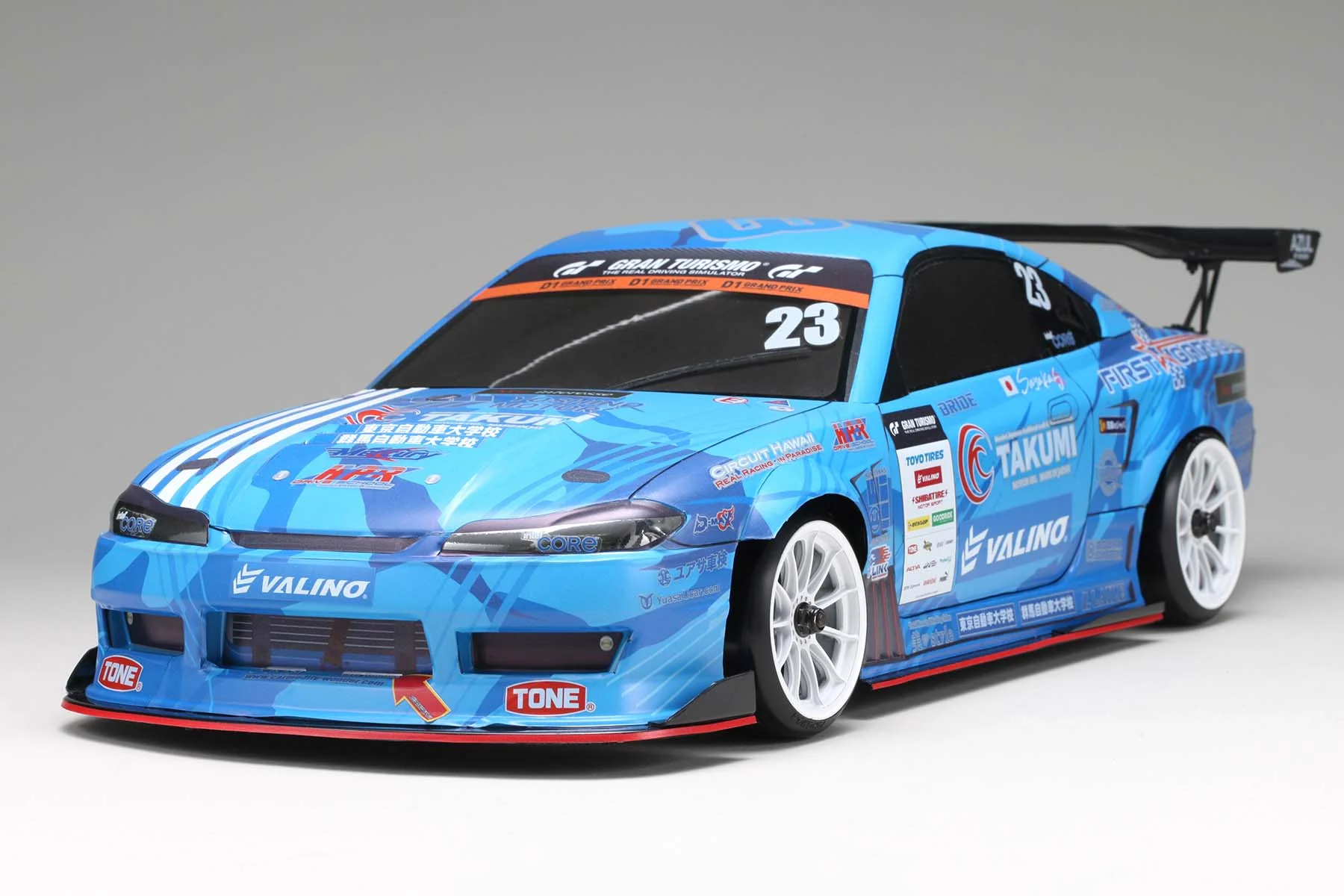 *Painted* D1GP Mercury Sayaka Nissan S15 Silvia 1-10 BODY SET [Yokomo] SD-MS15BLB