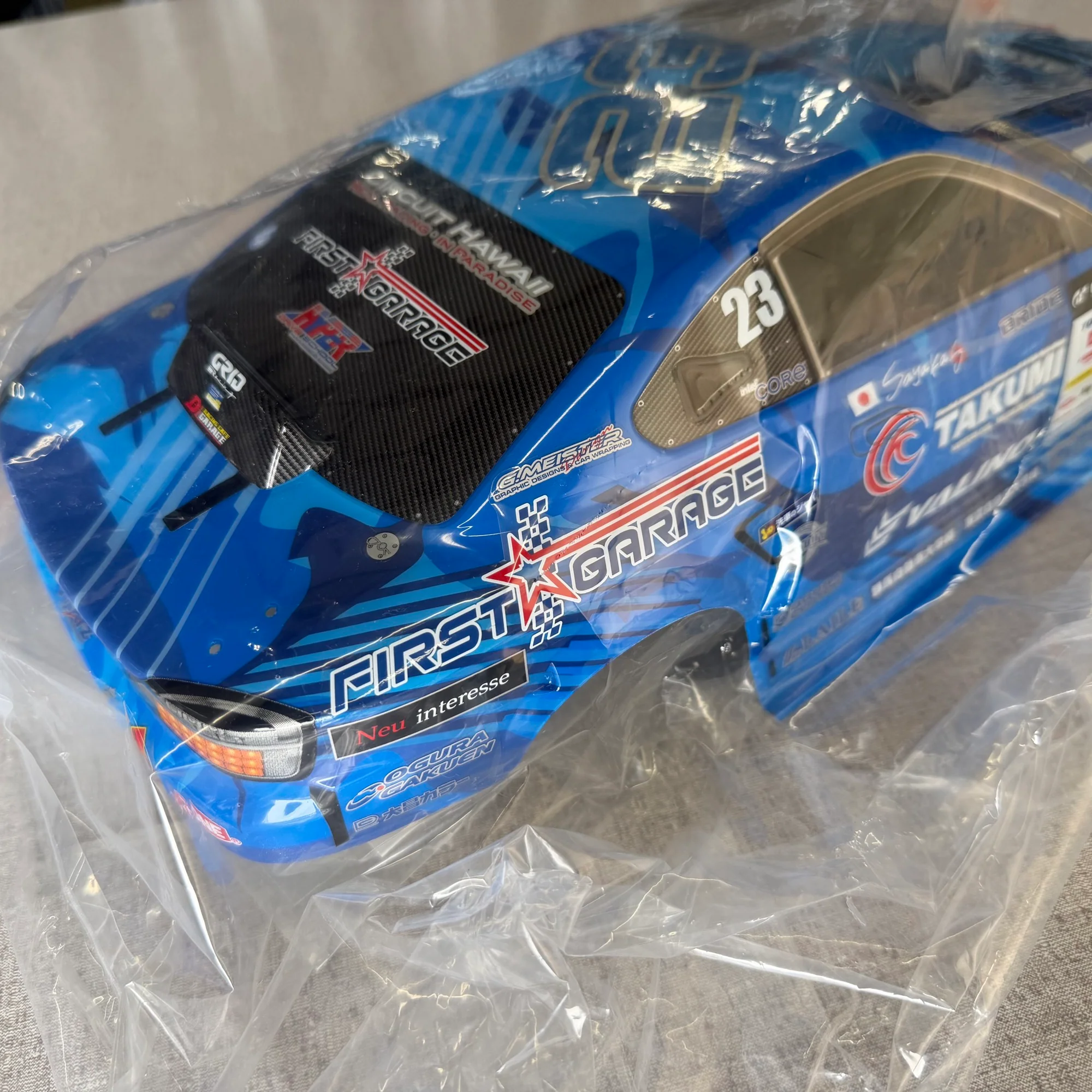 *Painted* D1GP Mercury Sayaka Nissan S15 Silvia 1-10 BODY SET [Yokomo] SD-MS15BLB - Image 3