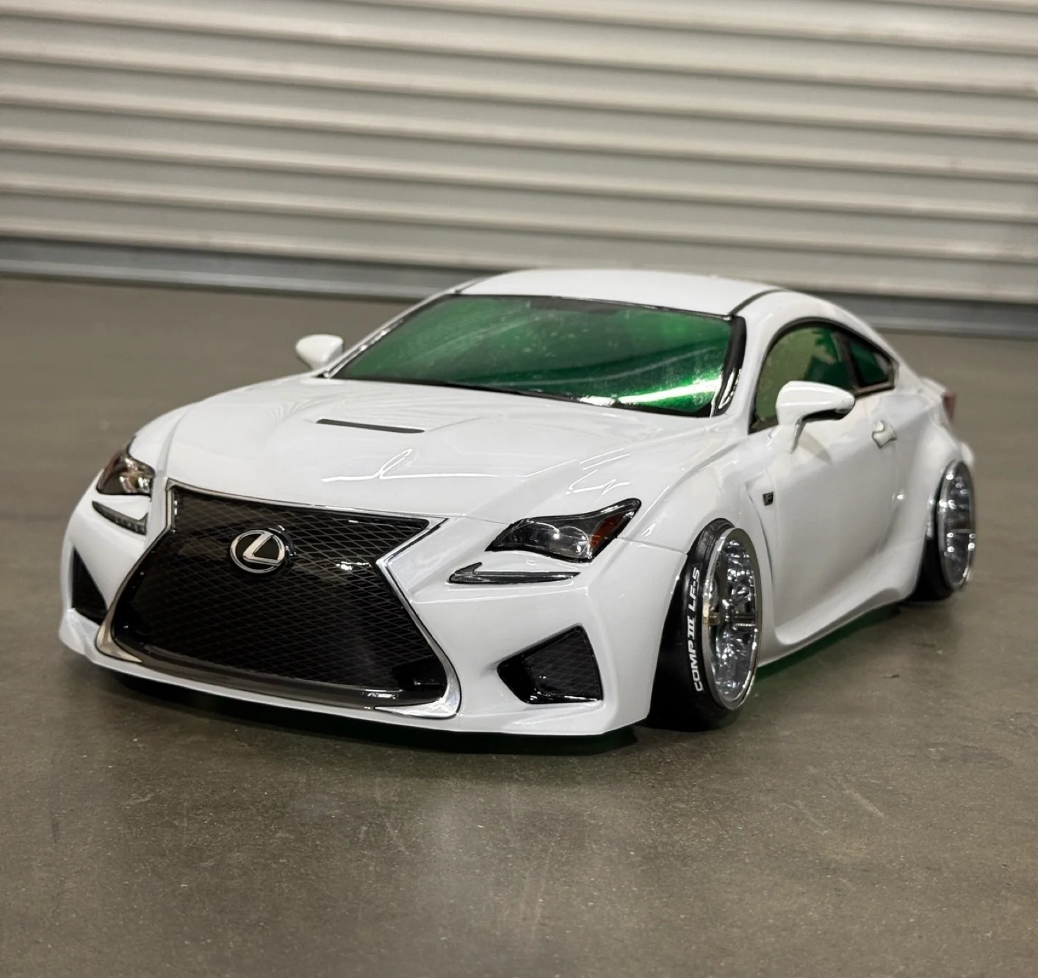 *PAINTED* Lexus RC F 1-10 Body Set (PEARL WHITE) [Killerbody] 48648