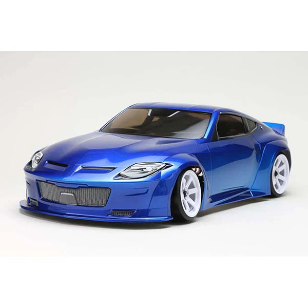 *Painted* Metallic Blue Pandem Nissan Fairlady Z RZ34 400z 1-10 BODY SET [Yokomo] SD-RZ34BLB - Image 3