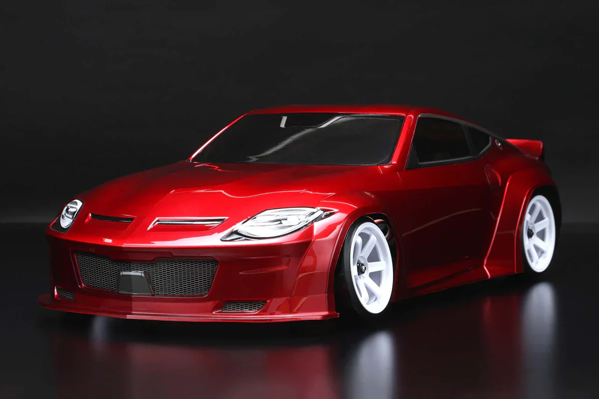 *Painted* Metallic Red Pandem Nissan Fairlady Z RZ34 400z 1-10 BODY SET [Yokomo] SD-RZ34RB