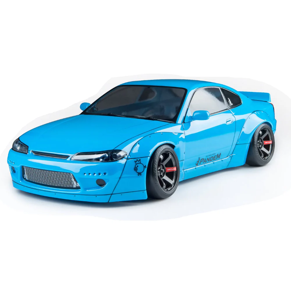 *PAINTED* Nissan Silvia S15 (Light Blue) - Rocket Bunny 1-10 Body Set S15RB [MST] 720026LB