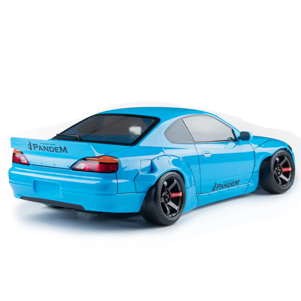 *PAINTED* Nissan Silvia S15 (Light Blue) - Rocket Bunny 1-10 Body Set S15RB [MST] 720026LB - Image 2