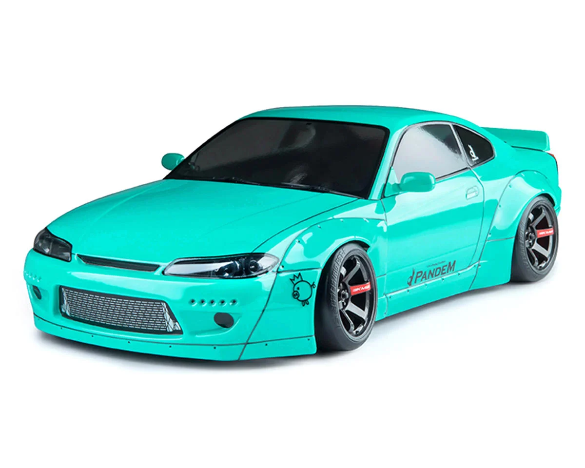 *PAINTED* Nissan Silvia S15 (Mint Green) - Rocket Bunny 1-10 Body Set S15RB [MST] 720026MG